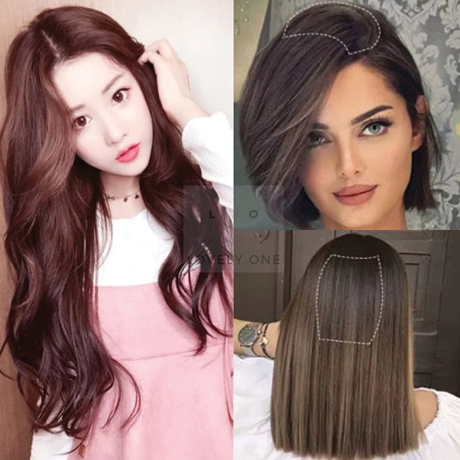 Jual Hairclip Rambut Palsu Setengah Kepala Dewasa U-shape Simple ...