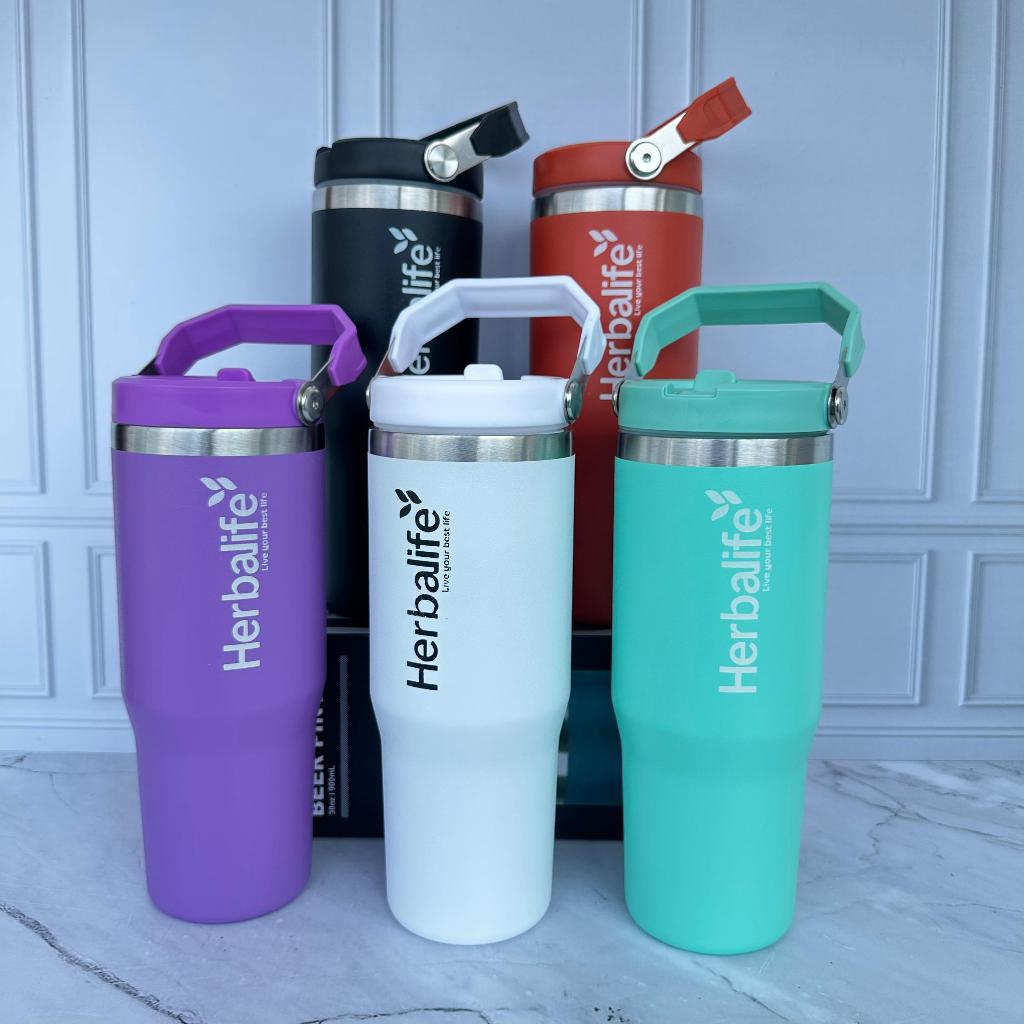 Botol Tumbler Herblf 900ml Tahan Panas Dingin ORI 