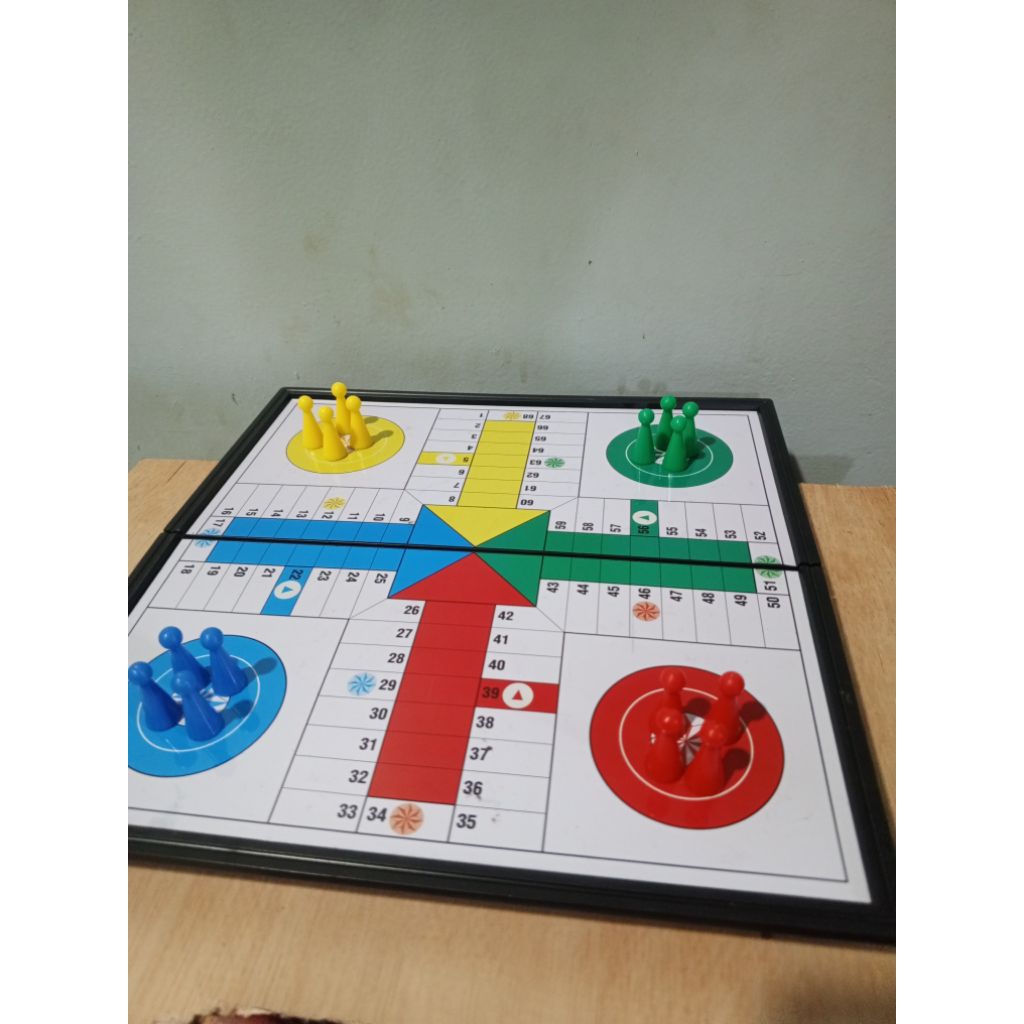 Jual mainan anak ludo,ular tangga,halma magnetic 3 in 1 PL | Shopee ...