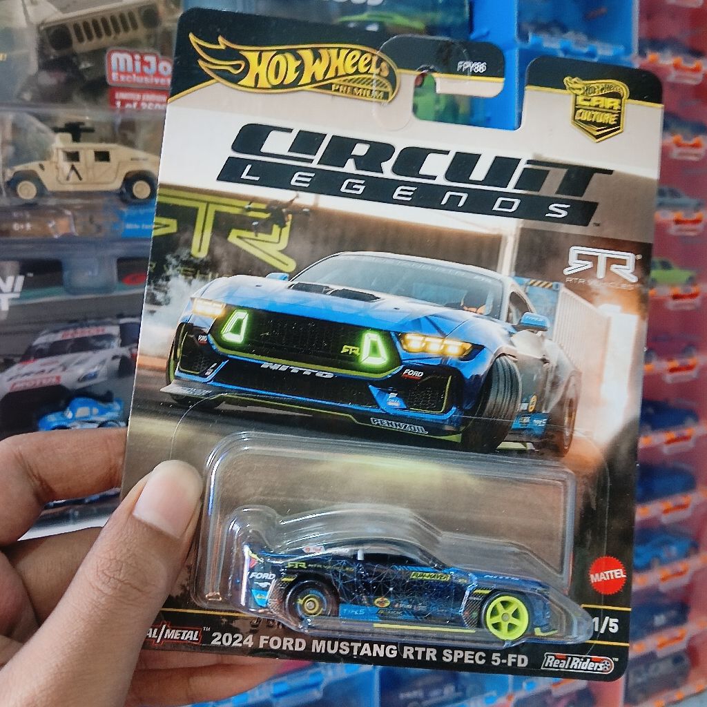 Jual Hot Wheels Premium 2024 Ford Mustang RTR Spec 5-FD Circuit Legends ...