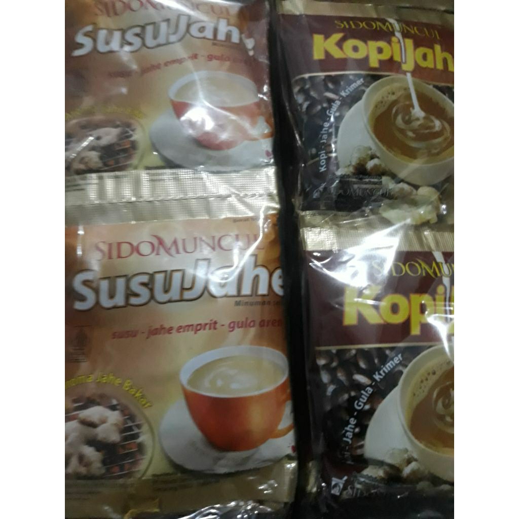 Jual Susu Jahe / Kopi Jahe Sidomuncul Rentengan Isi 10 Sachet | Shopee ...