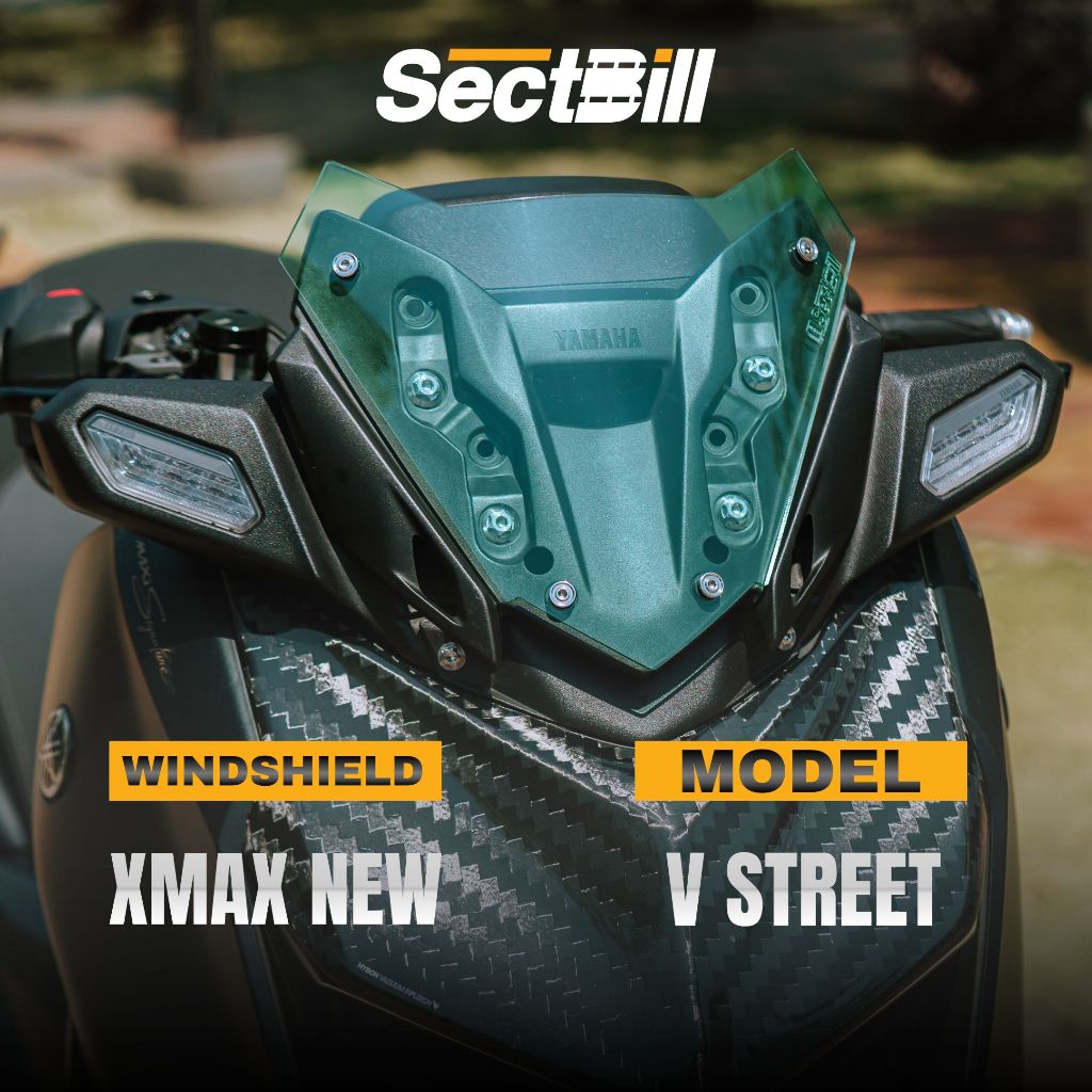 Jual Windshield Ceper Mini Sport screen XMAX GEN 2 NEW V STREET ...