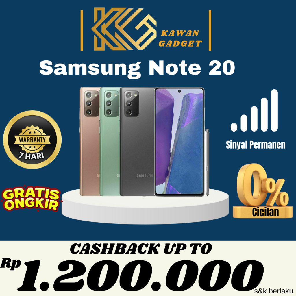 Samsung Galaxy Note 20 SEIN 8/256GB Second Fullset Original Resmi Indonesia