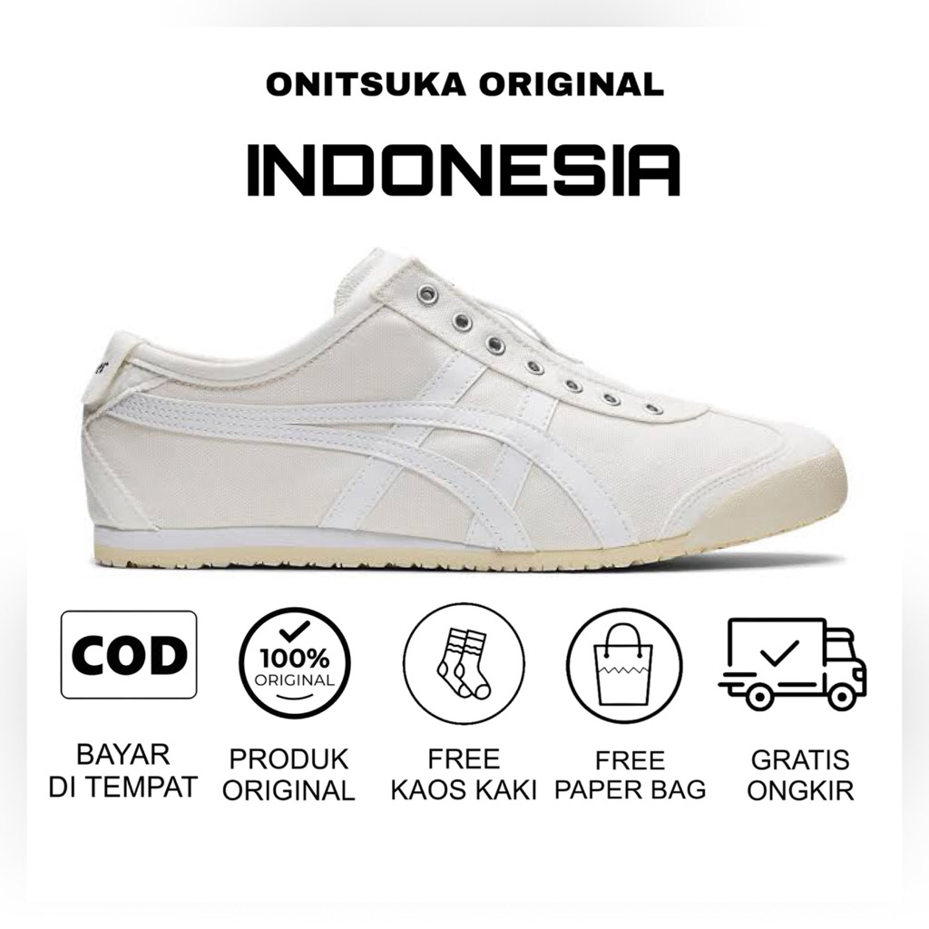 Jual sepatu onitsuka slip on midnight/ sepatu wanita/ sepatu pria - Main Image