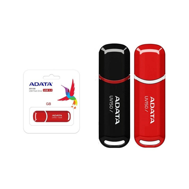 Jual FLASHDISK ADATA UV150 USB 3.2 Type-A USB Flash Drive - 64GB ...
