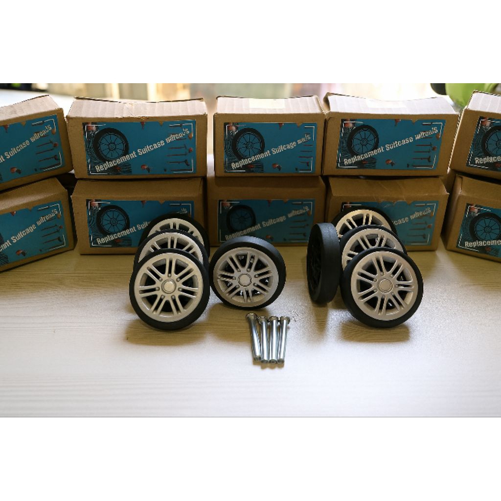 Jual Roda koper, Roda replacement, Roda Pergantian 1 Set 8 Keping & As ...