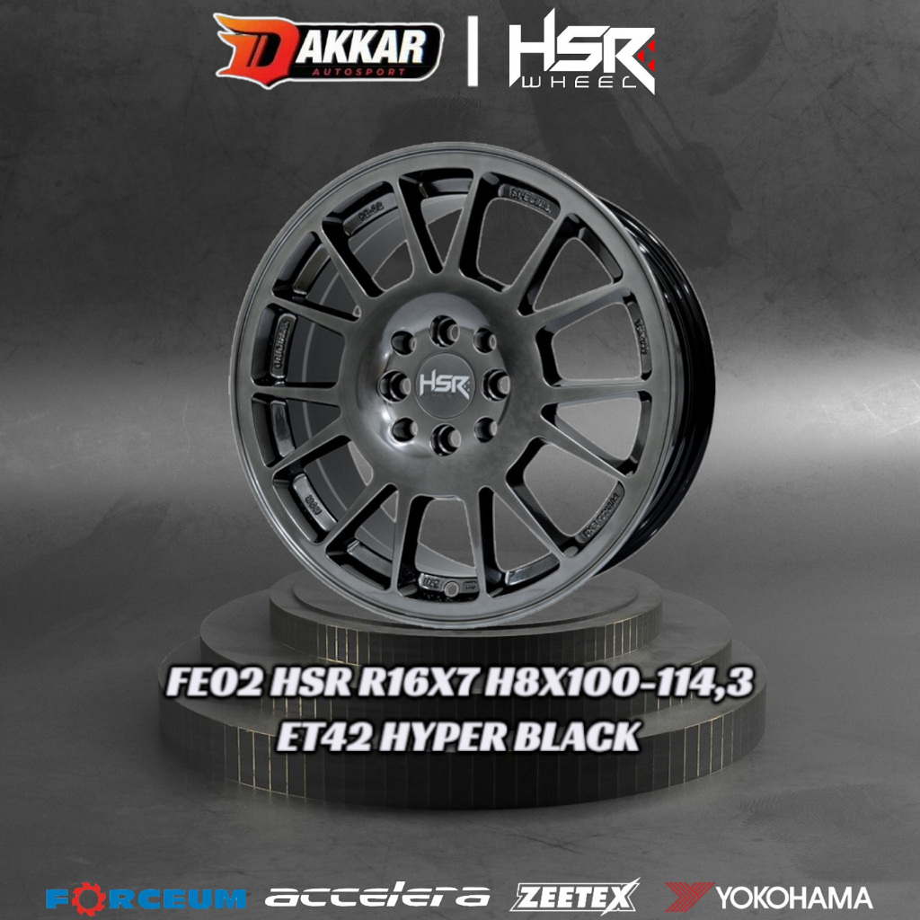 Jual velg mobil rally look ring 16 hsr fe02 hole 4x100-114,3 | dakkar ...