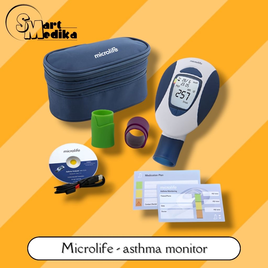 Jual MICROLIFE PEAK FLOW METER ASTHMA MONITOR PF 100 / SPIROMETER ...