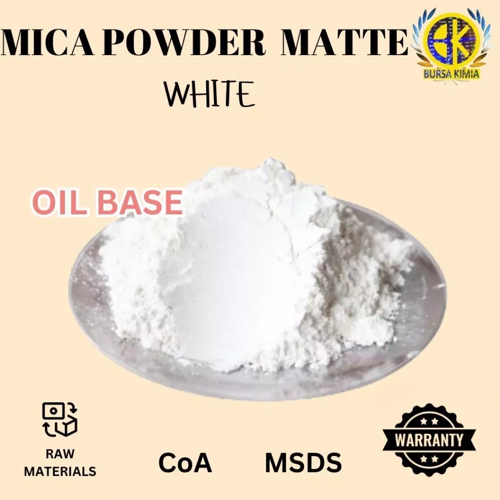 Jual Mica Matte Powder White 500gram Warna Putih / Pewarna Bubuk untuk ...