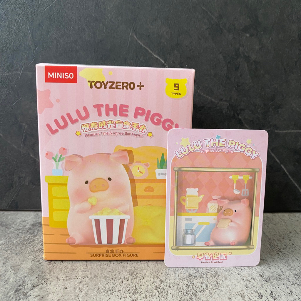 Jual Blind Box Figure Figurine Lulu Piggy Pig Miniso Toyzero | Shopee ...