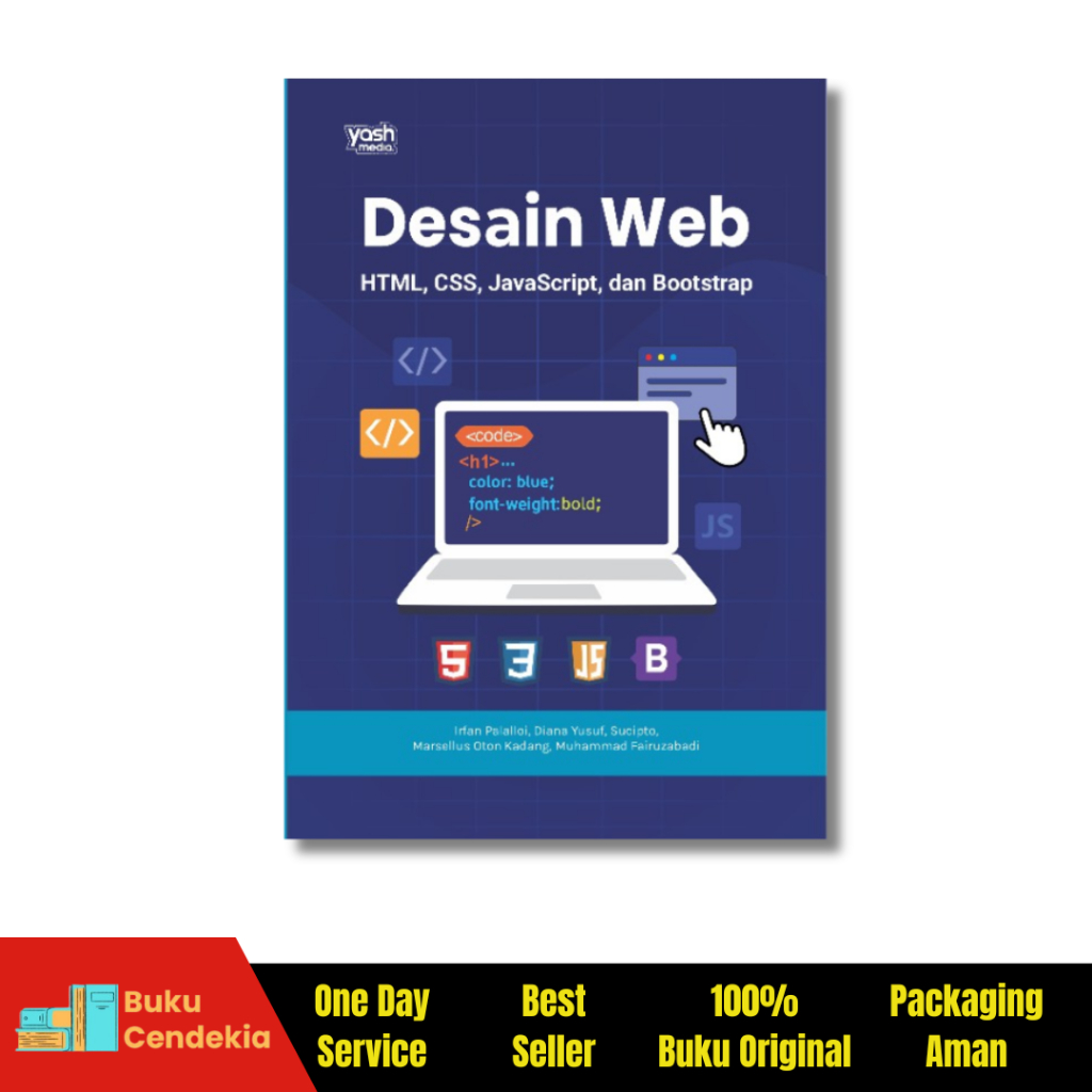 Jual Desain Web : HTML, CSS, JavaScript, dan Bootstrap (Tahun 2025 ...