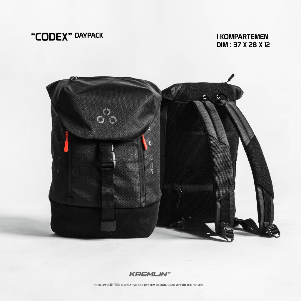 Jual KREMLIN Tas Daypack Ransel Techwear Minimalist - CODEX | Shopee ...
