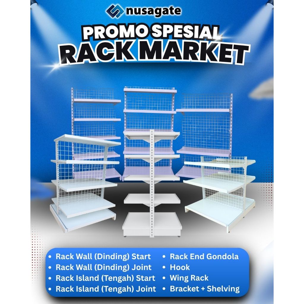 Jual PROMO Rak Minimarket / Rak Gondola MURAH | Barang Di Kirim ...