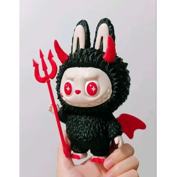 Jual Labubu Archangel (Demon) Rotating Eyes/ boneka labubu/ Action ...
