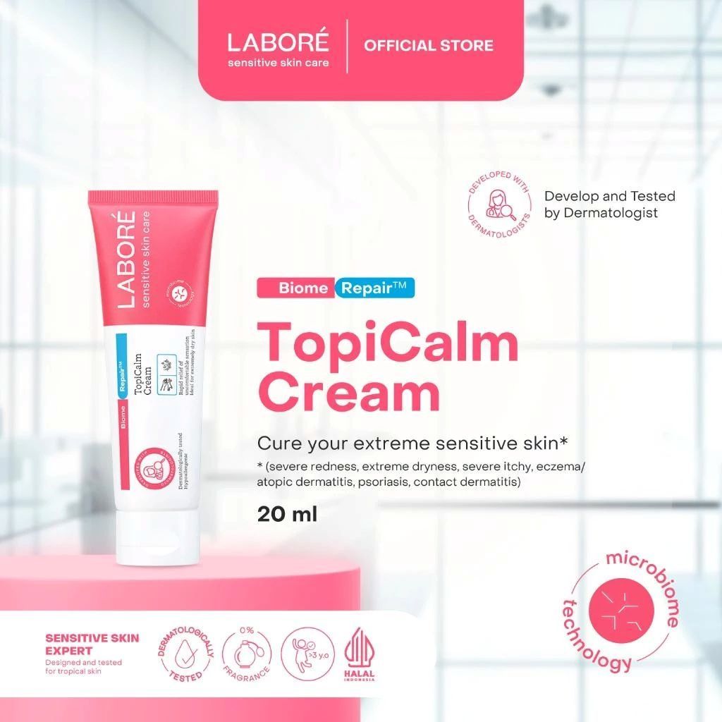 Jual Labore Sensitive Skin Care BiomeRepair TopiCalm Cream | Shopee ...