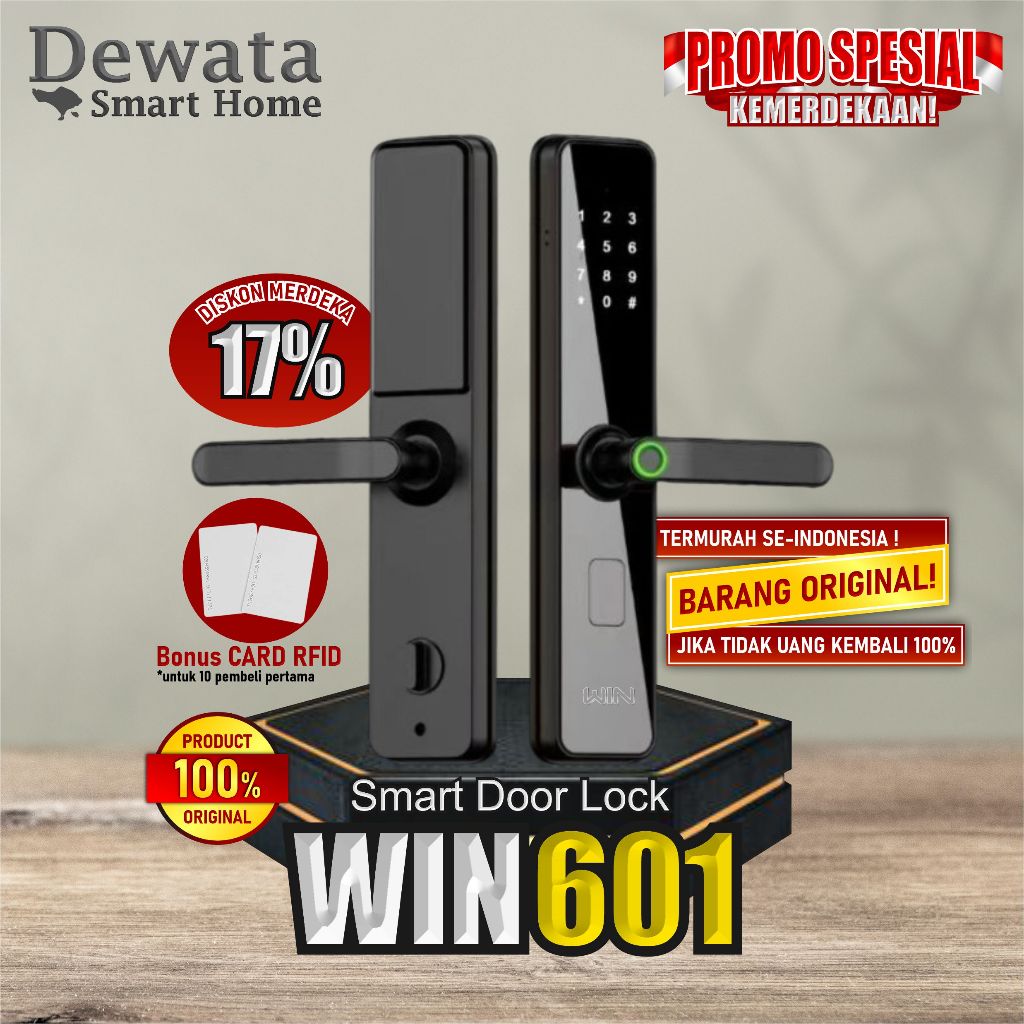 Jual WIN 601 - Smart Door Lock | Shopee Indonesia