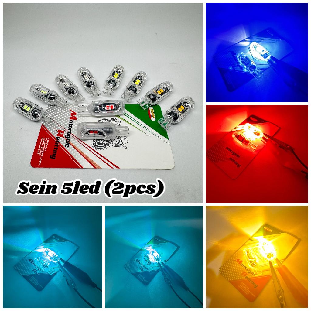Jual LAMPU LED SEIN SENJA SPEEDO 5 MATA KERAMIK 3030 SMD 12 VOLT ...
