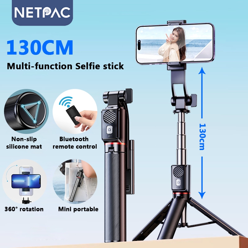 Jual NETPAC Tongsis Tripod Multifungsi Panjang 1.3 Meter dengan Remote ...