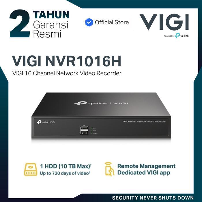 Jual TP-LINK VIGI NVR1016H 16 Ch Network Switches & PoE - NVR | Shopee ...