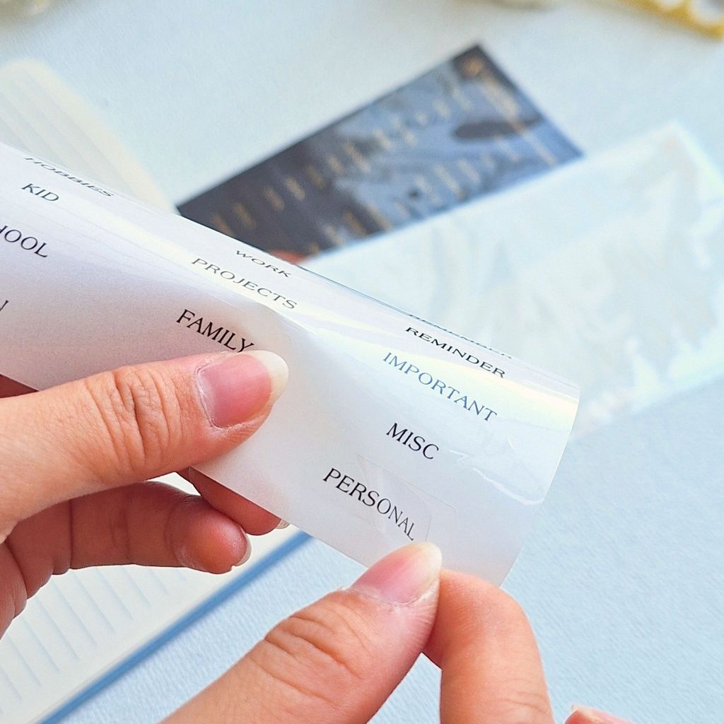 Jual STICKER TAB LABEL PLANNER — Organizer Stylish & Praktis! | Shopee ...