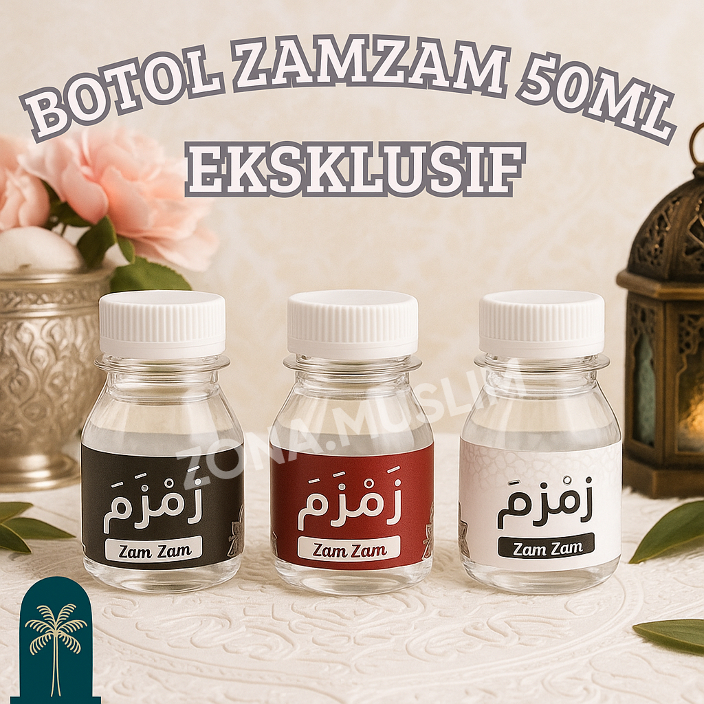 Jual Botol Air Zamzam Ukuran 50 ml | Shopee Indonesia