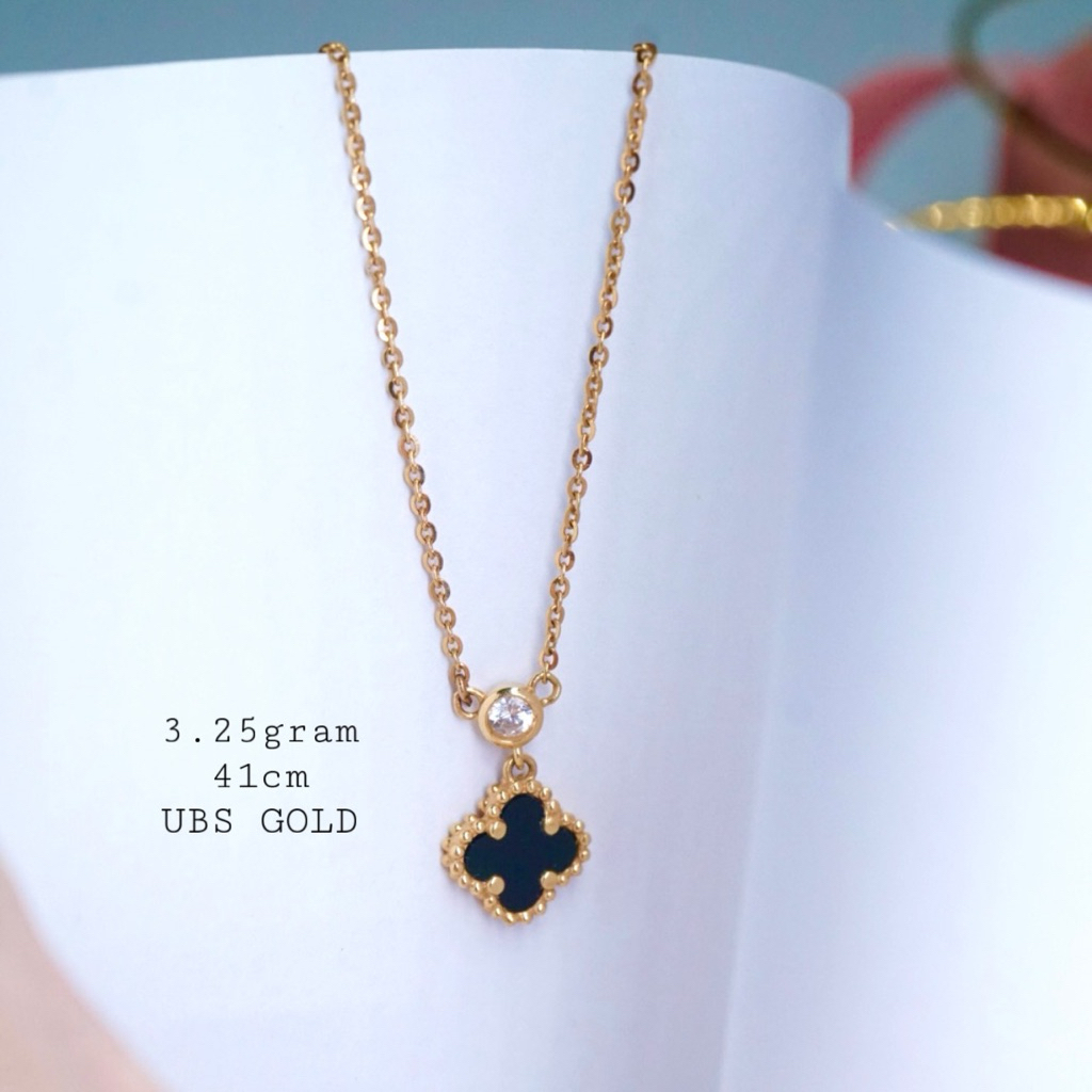 Jual Kalung Emas Asli Vanclif Set Korean Elegant Kalung Hati Set