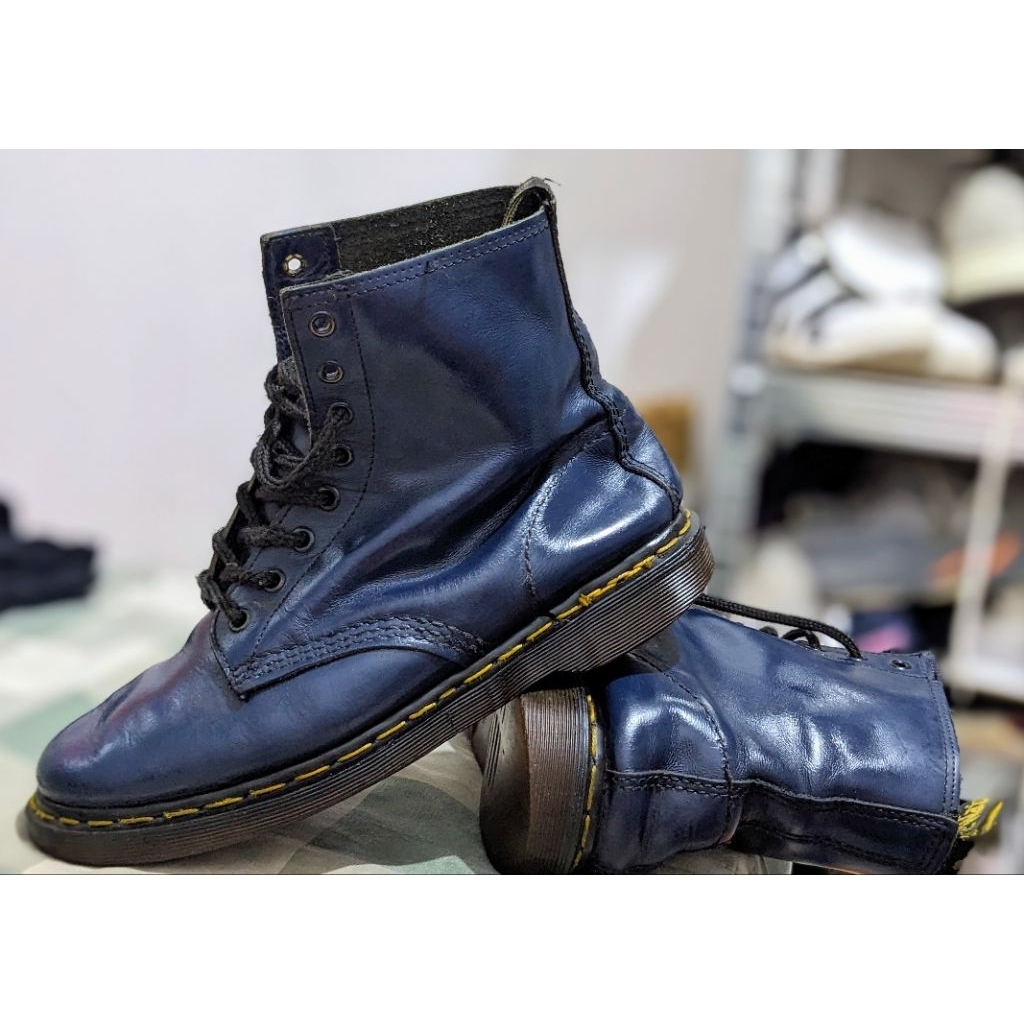 Jual Docmart Navy blue made in England size 41/insole 26,5cm (Preloved ...