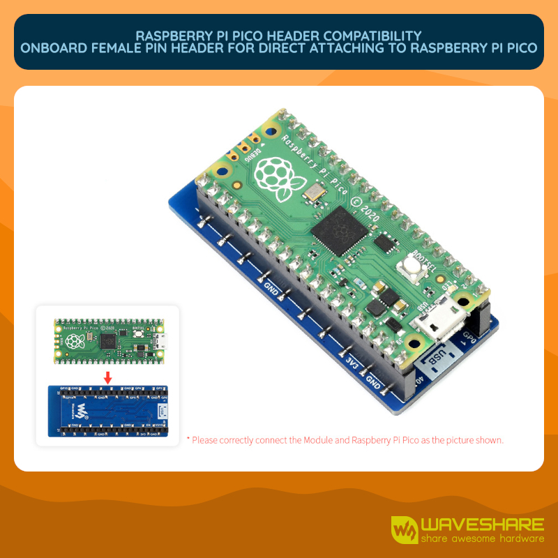 Jual WAVESHARE ESP8266 WIFI MODULE FOR RASPBERRY PI PICO SUPPORTS TCP ...