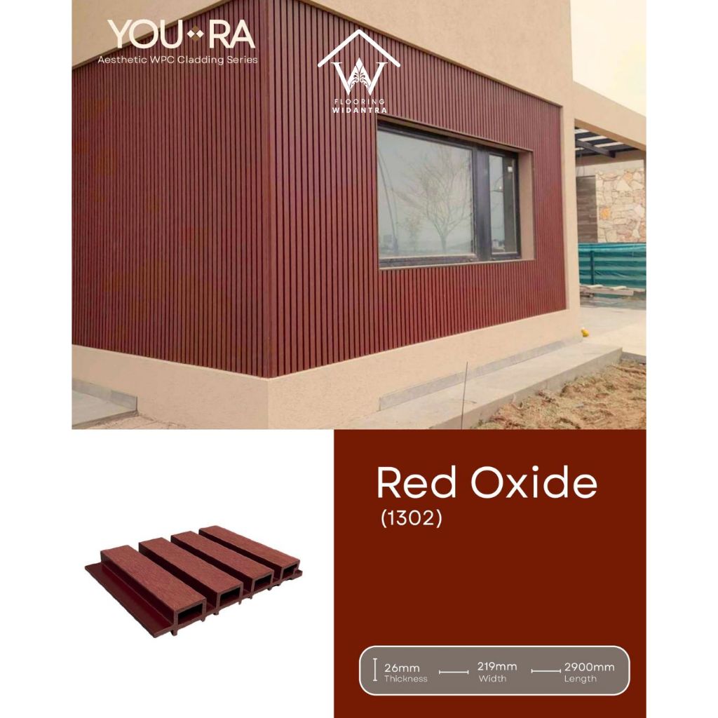 Jual WPC Outdoor Wall Cladding Youra Panel Tebal 26mm | Shopee Indonesia