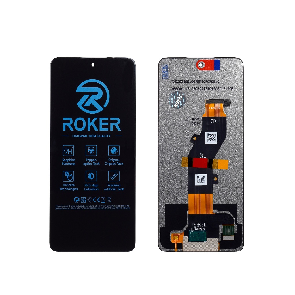 Jual ROKER LCD TOUCHSCREEN INFINIX HOT 50 4G X6882 FULLSET | Shopee ...