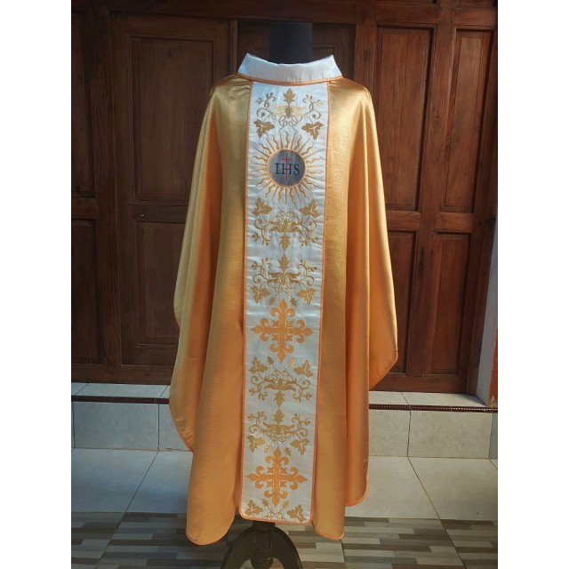 Jual Yeraya Kasula Imam Kain Super Premium Gold IHS ST dan Stola Jubah ...