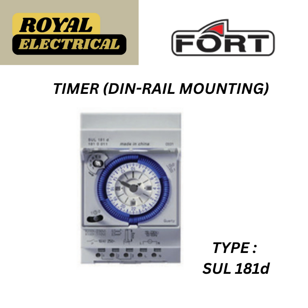 Jual FORT TIMER (DIN-RAIL MOUNTING) TYPE SUL 181d | Shopee Indonesia