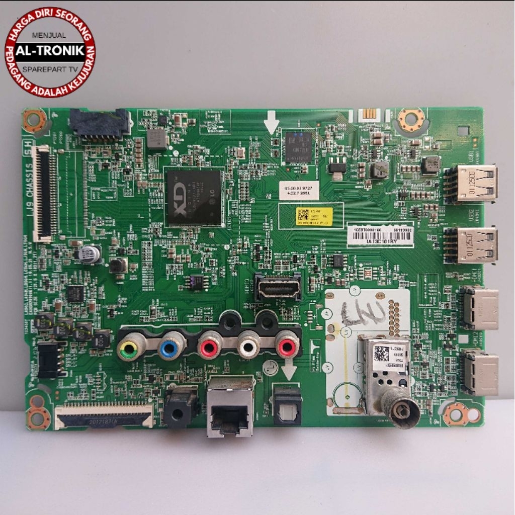 Jual MAINBOARD TV LED LG 32 INCH MODEL 32LM630 MODUL MB MAIN BOARD ...