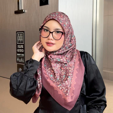 CRANKYPICKS LIMITED 115x115 Hijab Voal Motif Sublim Kerudung Square Printing Voal Hijab