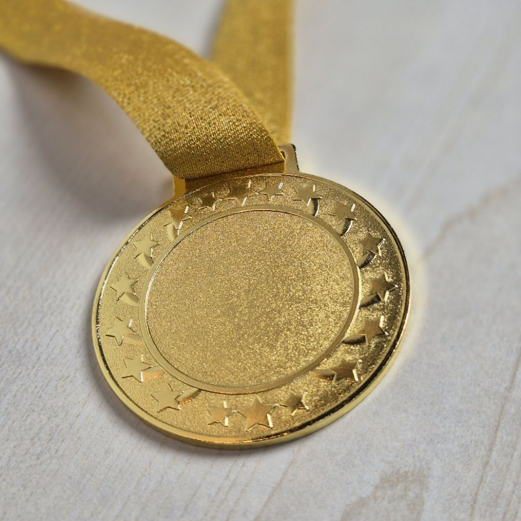 Jual Medali metal impor / medal / mendali besi SATUAN Emas Perak ...