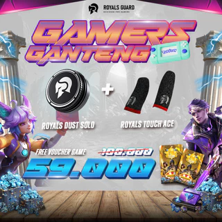 Gamers Ganteng [GG] Bundle - Royals Touch Classic + Bundle Royals Dust solo Bonus Angpao (Voucher Game) untuk setiap pembelian