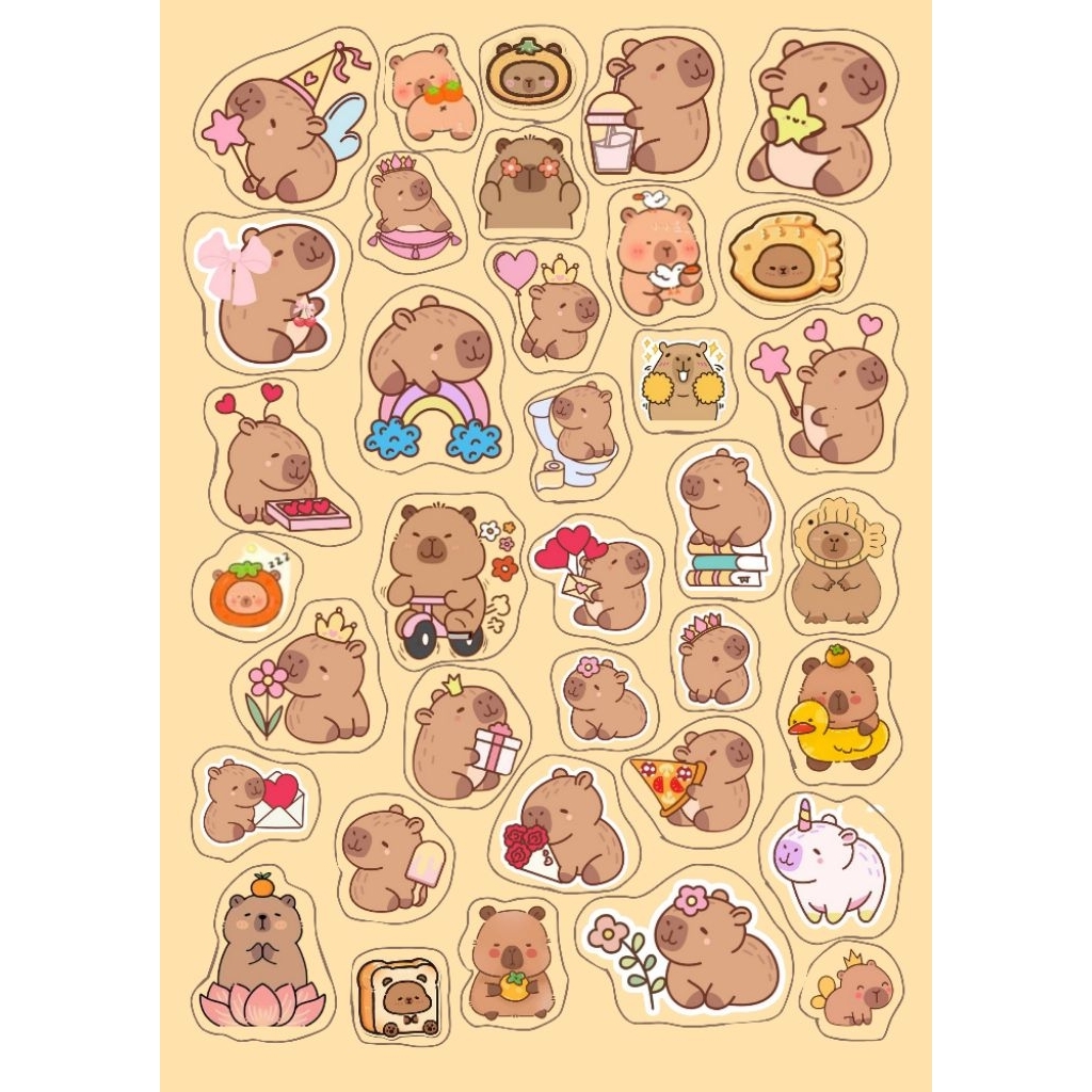 Jual Stiker Tematik Custom | Anti Air | Desain Lucu & Elegan | Untuk ...