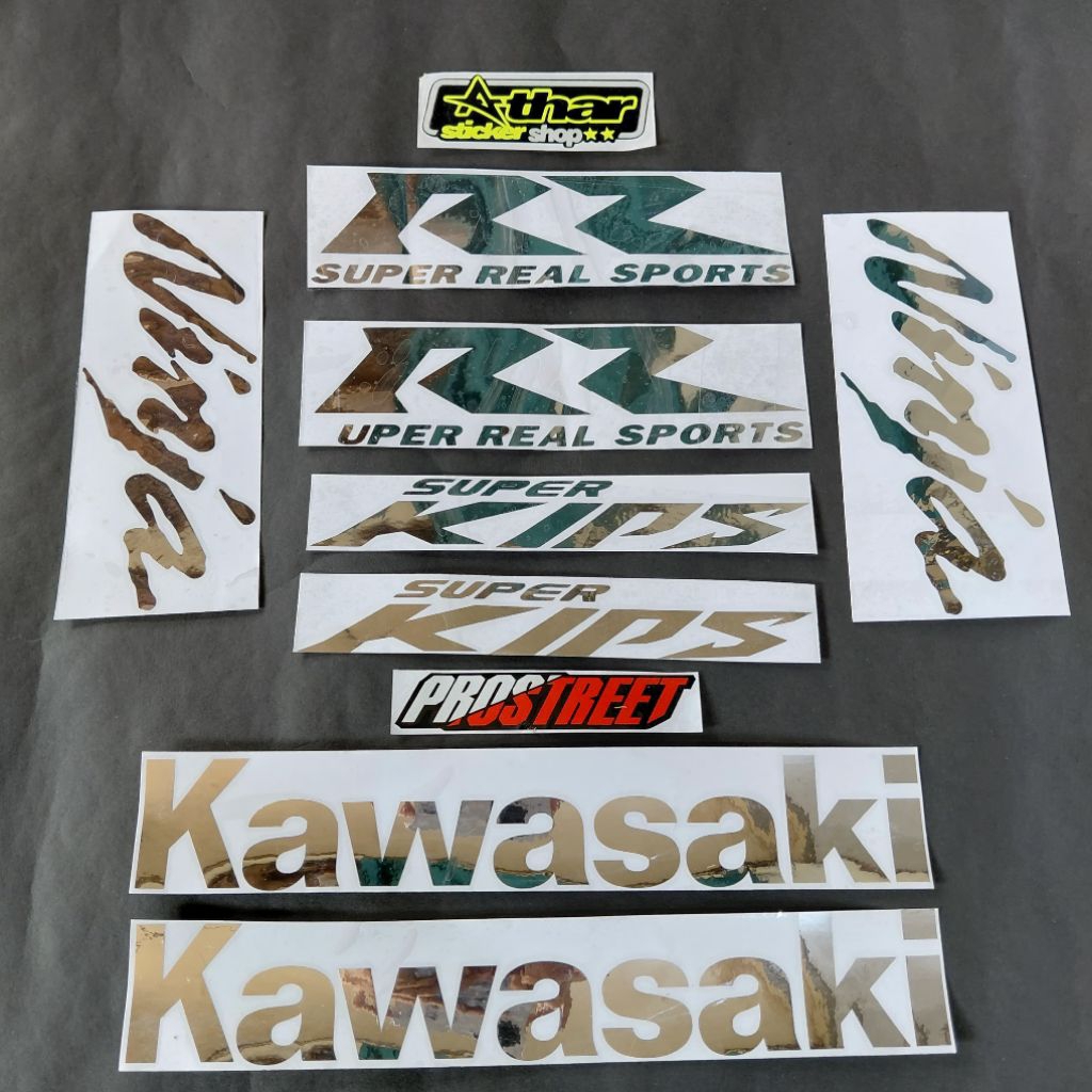 Jual stiker ninja RR new sticker cutting ninja stiker motor ninja RR ...