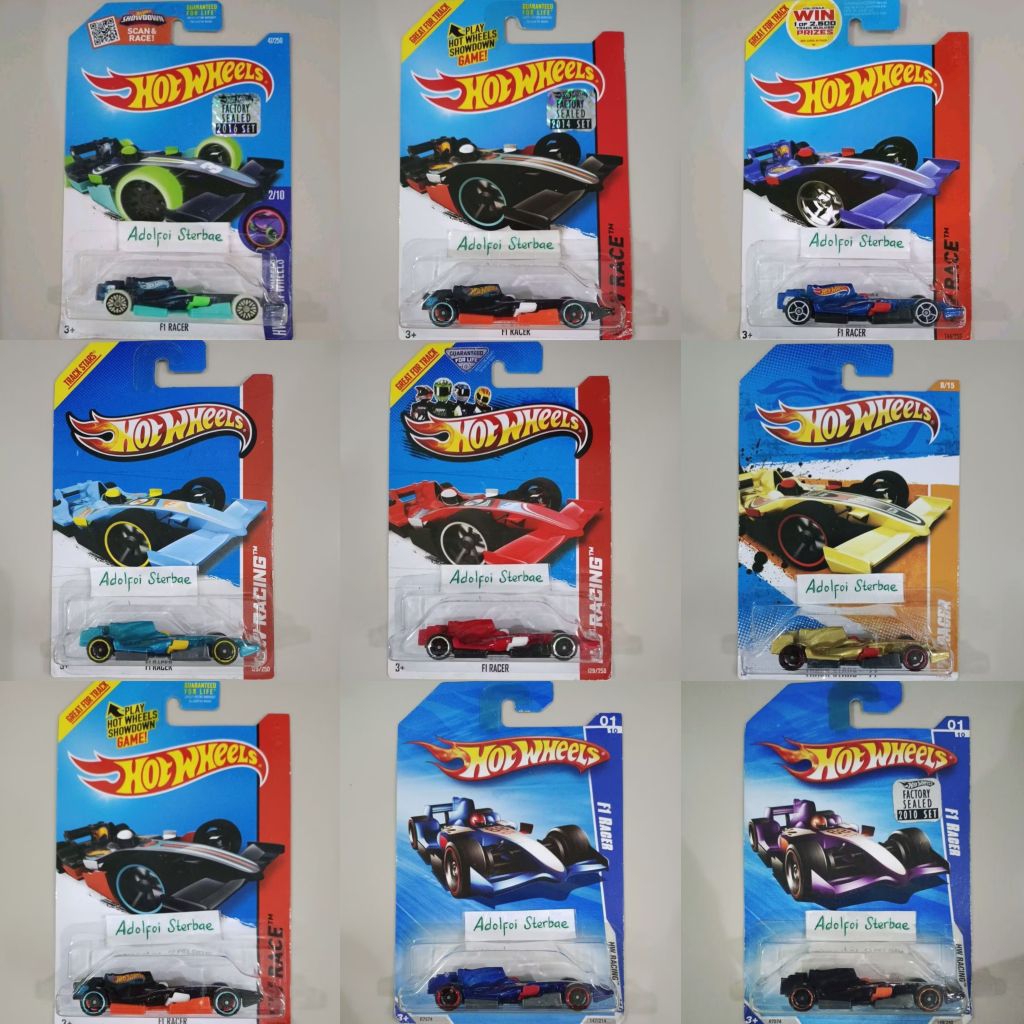 Jual hotwheels hot wheels F1 racer hw racing '10 hw race track stars ...