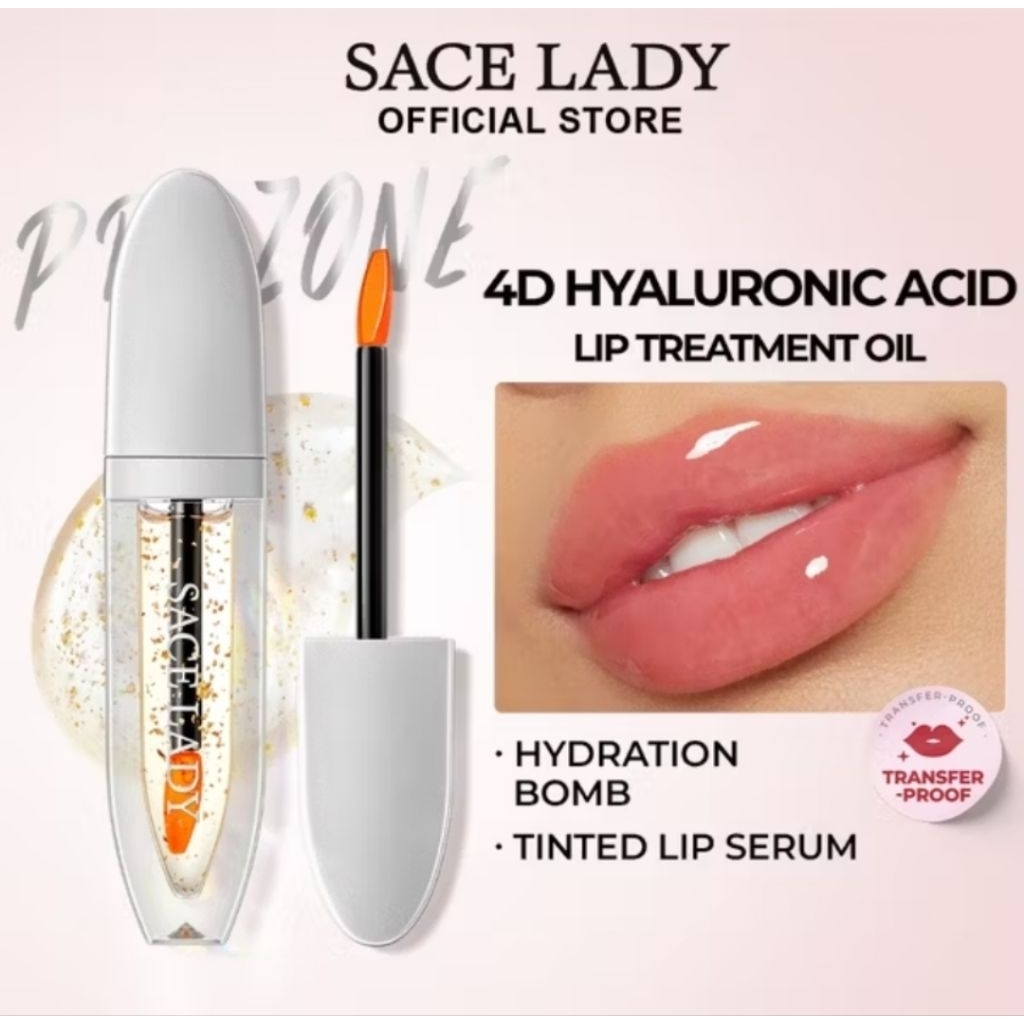 Jual SACE LADY Lip Serum Lip Oil Tinted Lip Serum Color Changing ...