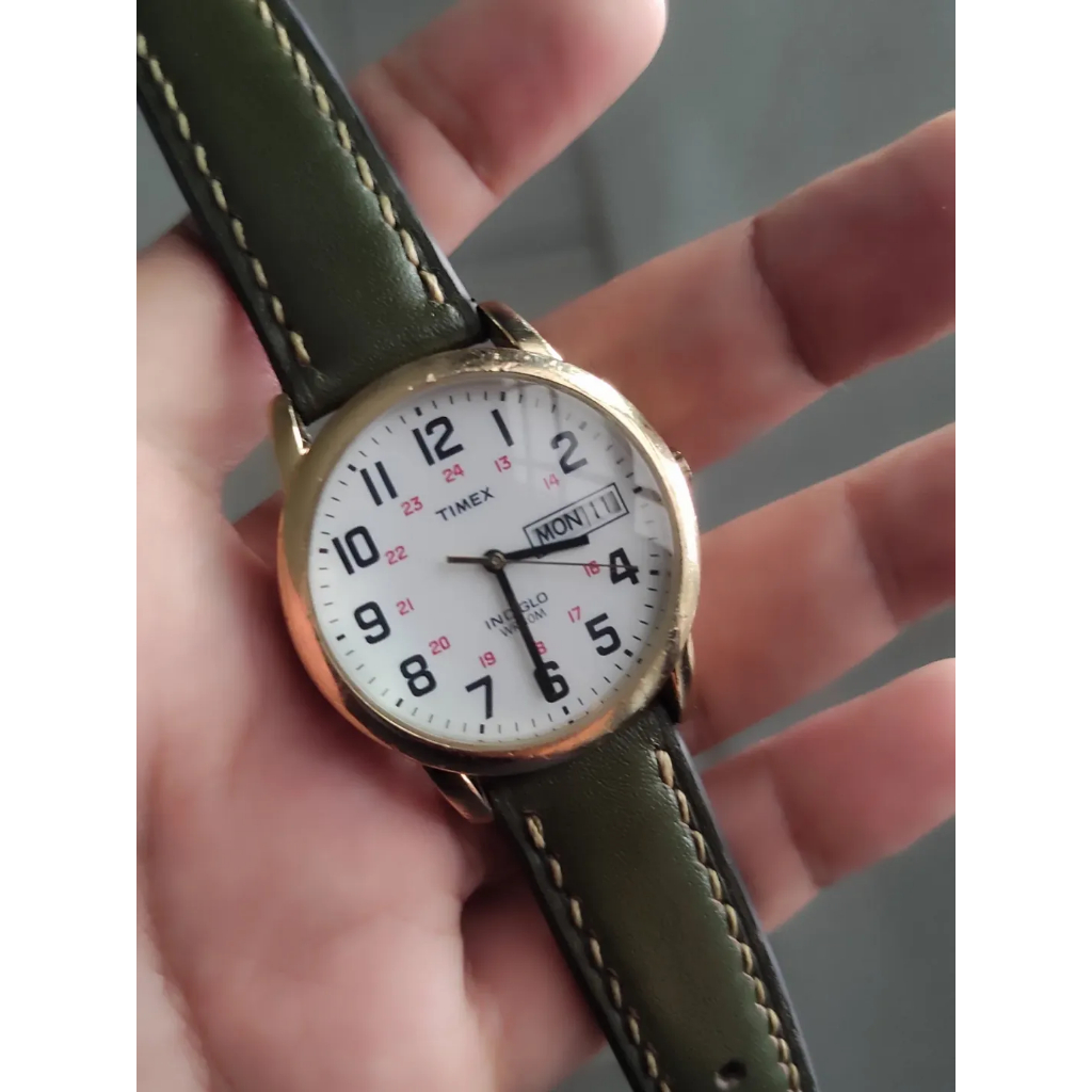 jam timex expedition, easy reader, classic, oversize indiglo laki laki for  men