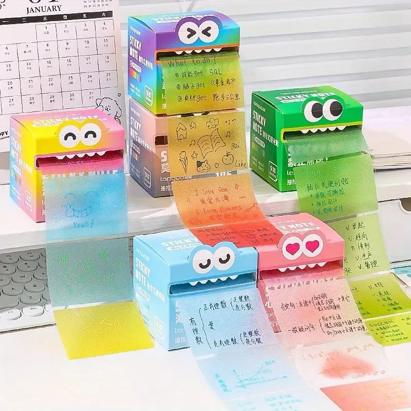 Jual Sticky Notes Monster Lucu 105 Lbr - Pearlescent Waterproof Self ...