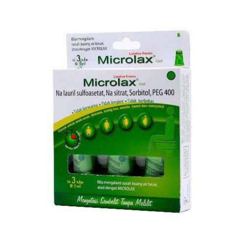 Jual MICROLAX GEL 1 BOX ISI 3 TUBE | Shopee Indonesia