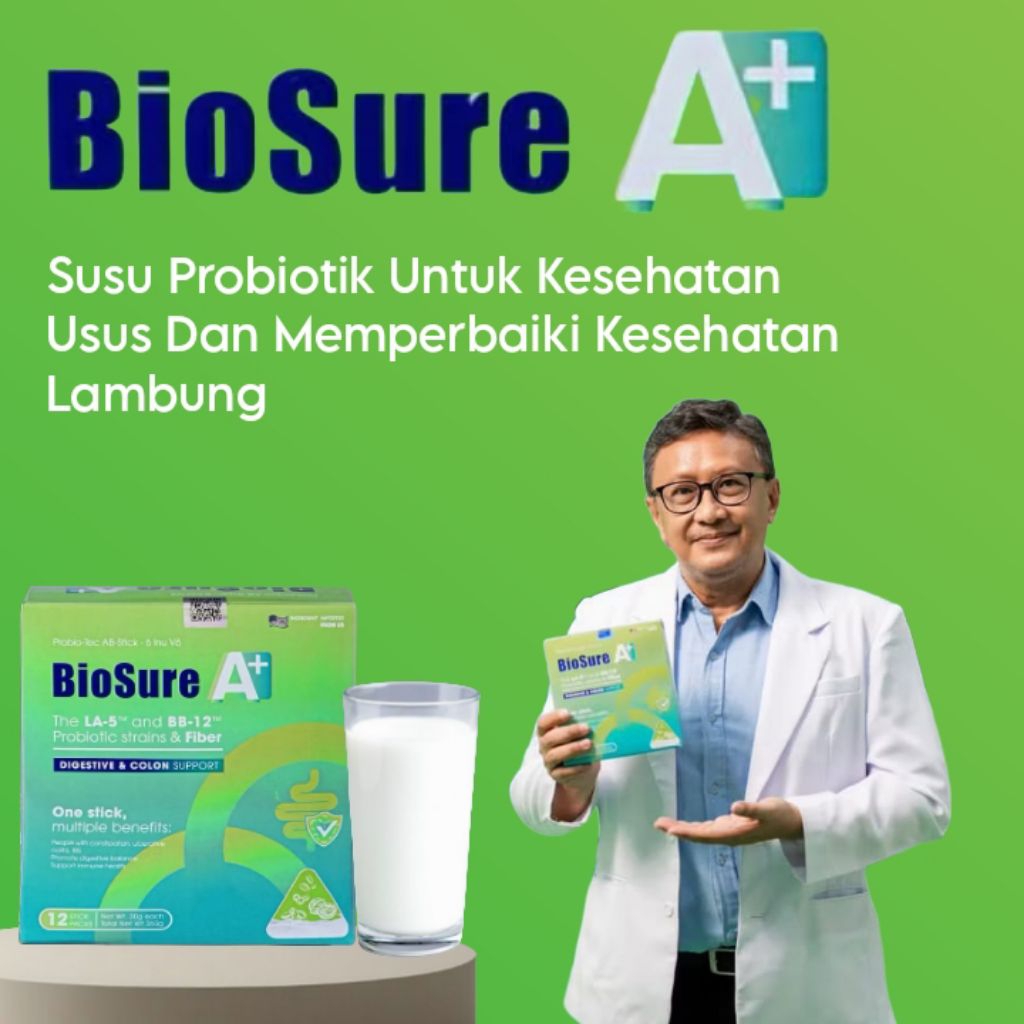 Jual BIOSURE A+ Milk Susu Herbal Asli Untuk Kesehatan Usus Dan Lambung ...