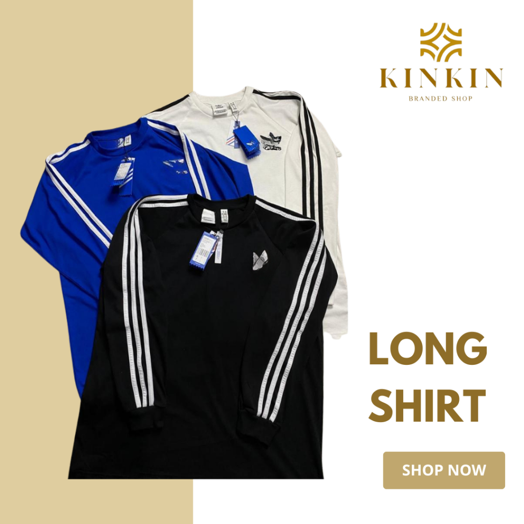 Jual Baju Kaos Adidas original pria wanita T Shirt Lengan Panjang