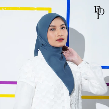 Napocut Hijab Plain Twill Hijab Segiempat Paris Jepang Premium Anti Kusut Anti Terawang 115 X