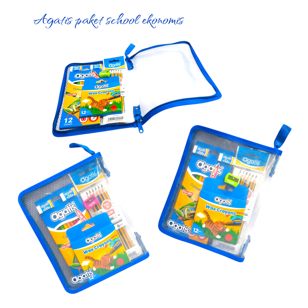 Jual Agatis Paket Alat Tulis Sekolah Eco Coloring Set isi 5 Item ...