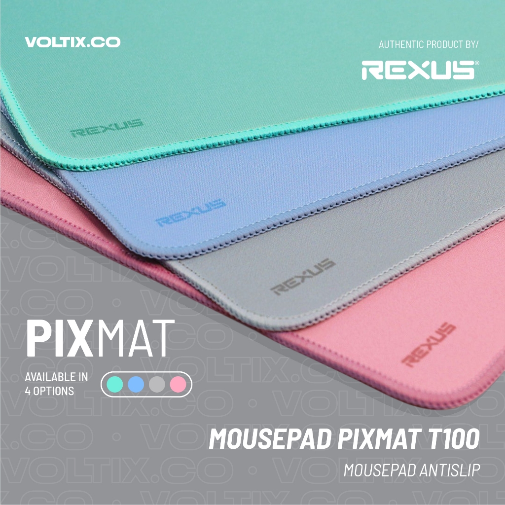Jual Rexus Pixmat T100 Mousepad Anti Slip | Shopee Indonesia