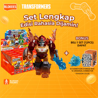 [BARU] BLOKEES Action Figures Transformers Mainan Mini Block Mainan Gift Toys -  Defender Version 04