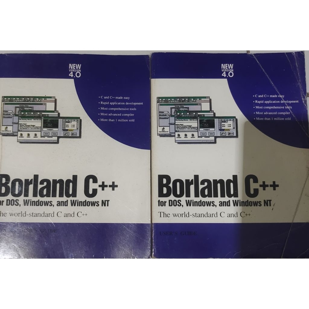 Jual BUKU BORLAND C++ FOR DOS WINDOWS AND WINDOWS NT NEW VERSION 4.0 ...